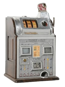 5¢ JENNINGS/PACE TRIPLE-JAX SLOT MACHINE