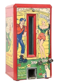 10¢ VENDAR-BAR SNACK VENDING MACHINE "DOG PATCH THEME"
