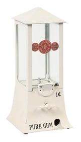 1¢ NORTHWESTERN PURE GUM MERCHANDISER VENDING MACHINE