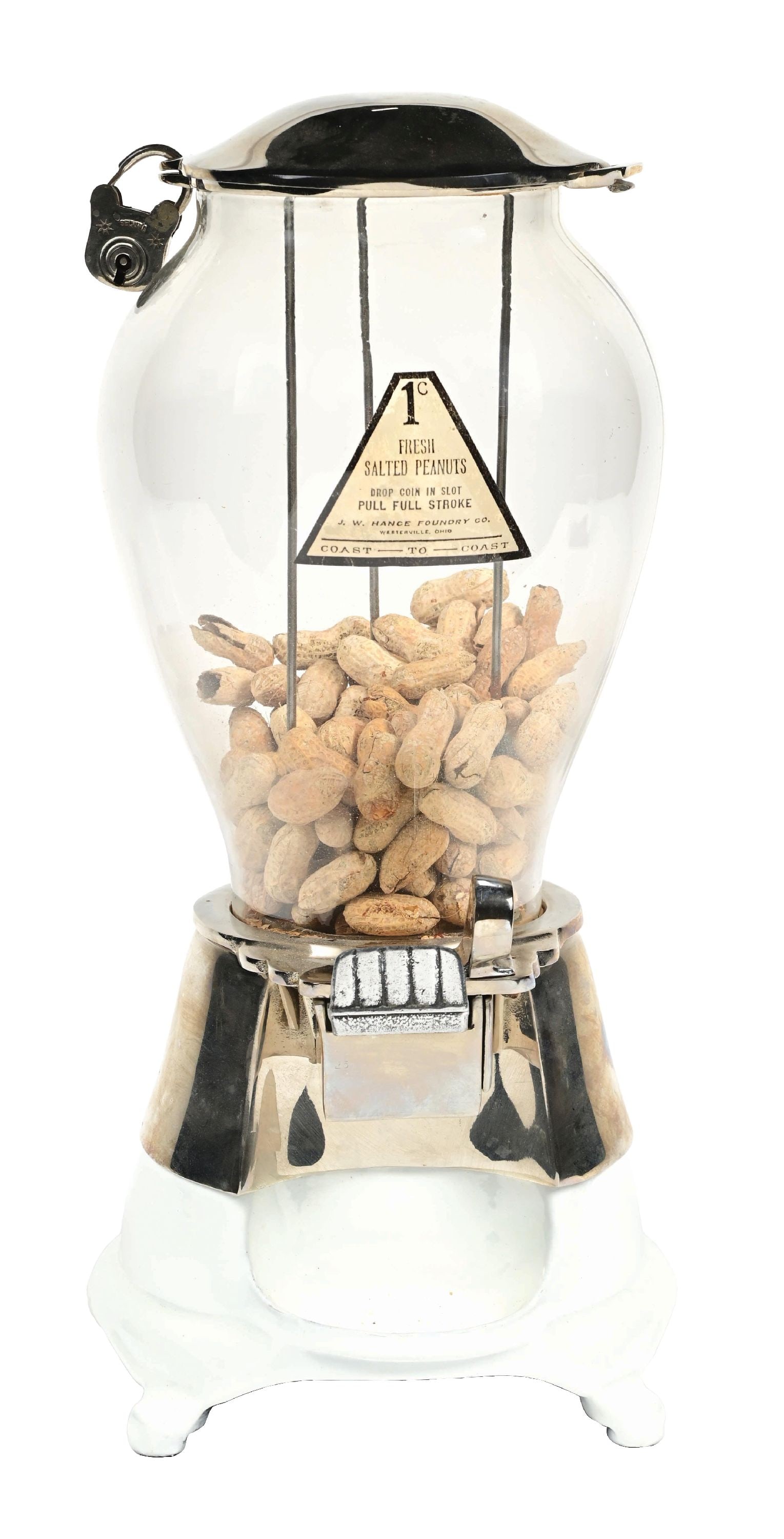 1¢ HANCE PEANUT VENDING MACHINE (1 of 4)