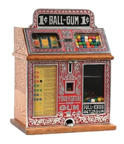 1¢ CAILLE JR. BELL GUMBALL & FORTUNE TRADE STIMULATOR