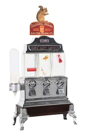 MODIFIED "SQUIRREL BRAND" CHALLENGER TRIPLE HOT NUT VENDING MACHINE