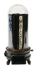 1¢ ADVANCE MACHINE CO. BOXED MATCH VENDING MACHINE