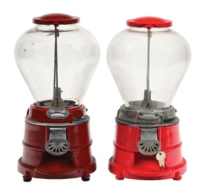 PAIR OF NATIONAL NOVELTY CO. PEANUT MACHINES