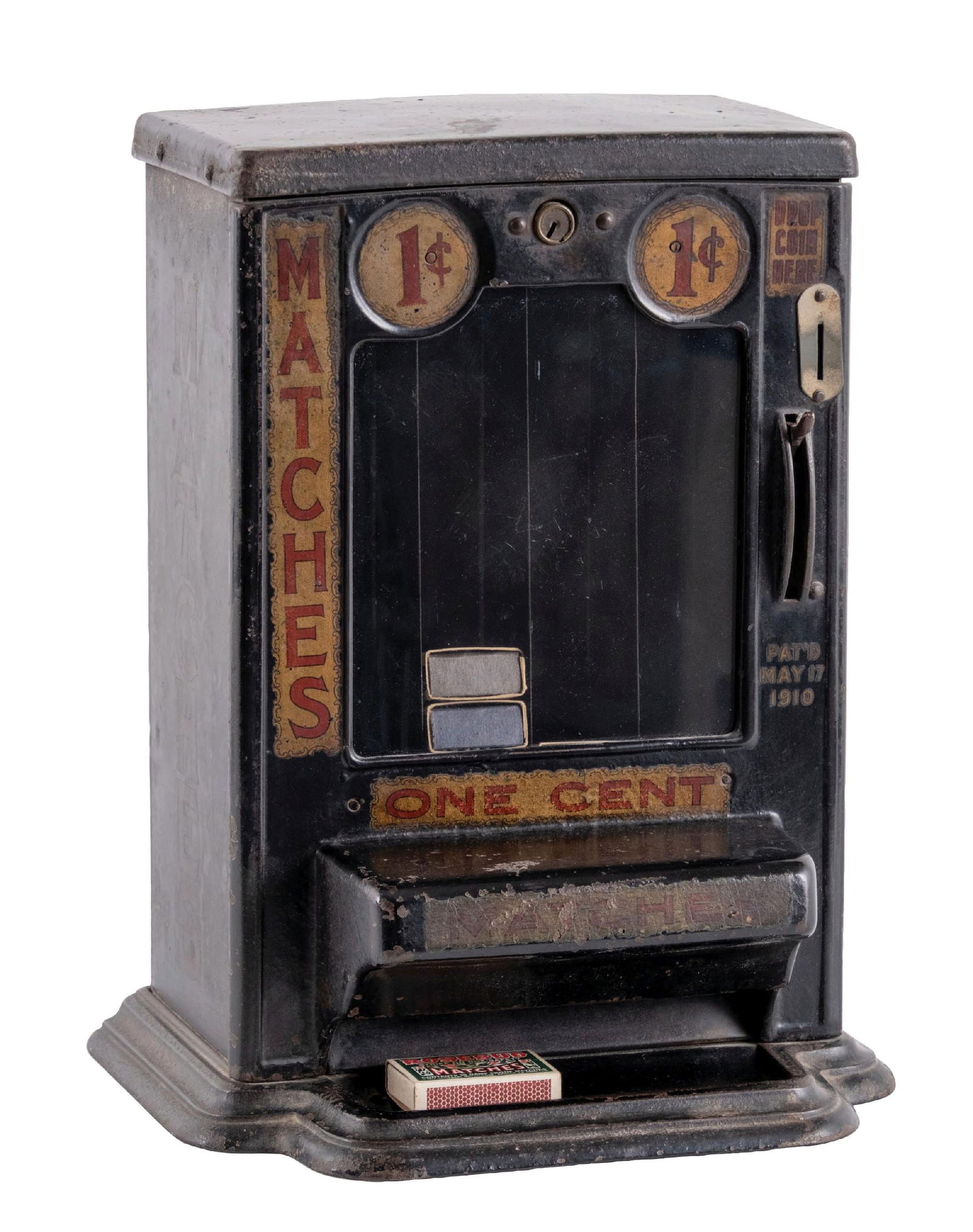 1¢ BOXED MATCHES VENDING MACHINE (1 of 5)
