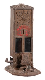 1¢ NORTHWESTERN BOXED MATCH VENDING MACHINE