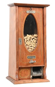 1¢ NATIONAL NOVELTY CO. PEANUT VENDING MACHINE