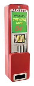 AUTOMATIC CANTEEN CO. OF AMERICA WRIGLEY VENDING MACHINE