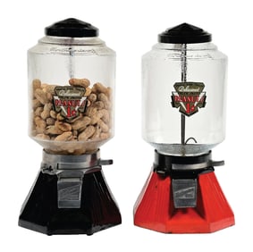 PAIR OF NORTHWESTERN MODEL 33 PEANUT VENDING MACHINES