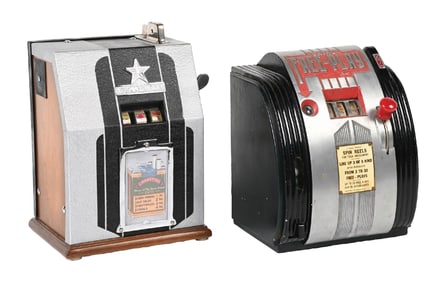 PAIR OF CIGARETTE REEL TRADE STIMULATORS