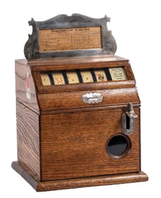 1¢ MILLS NOVELTY CO. LITTLE PERFECTION POKER TRADE STIMULATOR