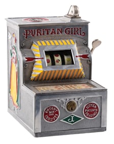1¢ O.D. JENNINGS "PURITAN GIRL" TRADE STIMULATOR