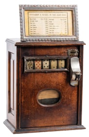 5¢ MILLS NOVELTY CO. "UPRIGHT PERFECTION" TRADE STIMULATOR