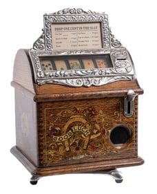 1¢ CAILLE "GOOD LUCK" POKER TRADE STIMULATOR