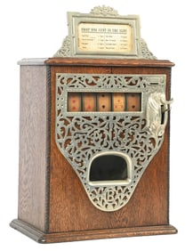 1¢ CAILLE BROS. "BANKER" POKER CIGAR TRADE STIMULATOR