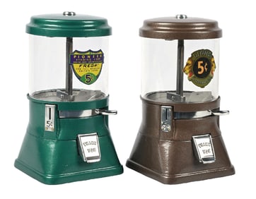 LOT OF 2: REGAL PEANUT VENDING MACHINES