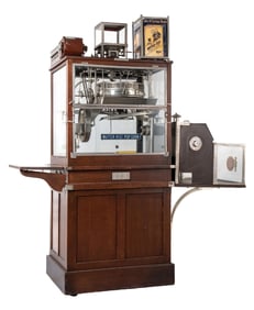 HOLCOMB & HOKE BUTTER KIST PORCORN MACHINE WITH ACCESSORIES