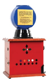 1¢ ADAMS FIVE STARS "MYSTERY #29" GUMBALL TRADE STIMULATOR VENDING MACHINE