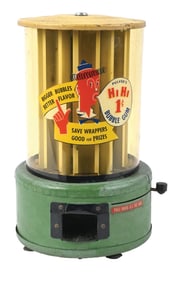 1¢ PULVER HI-HI BUBBLEGUM VENDING MACHINE
