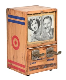 1¢ ESCO PICTURE CARD VENDING MACHINE