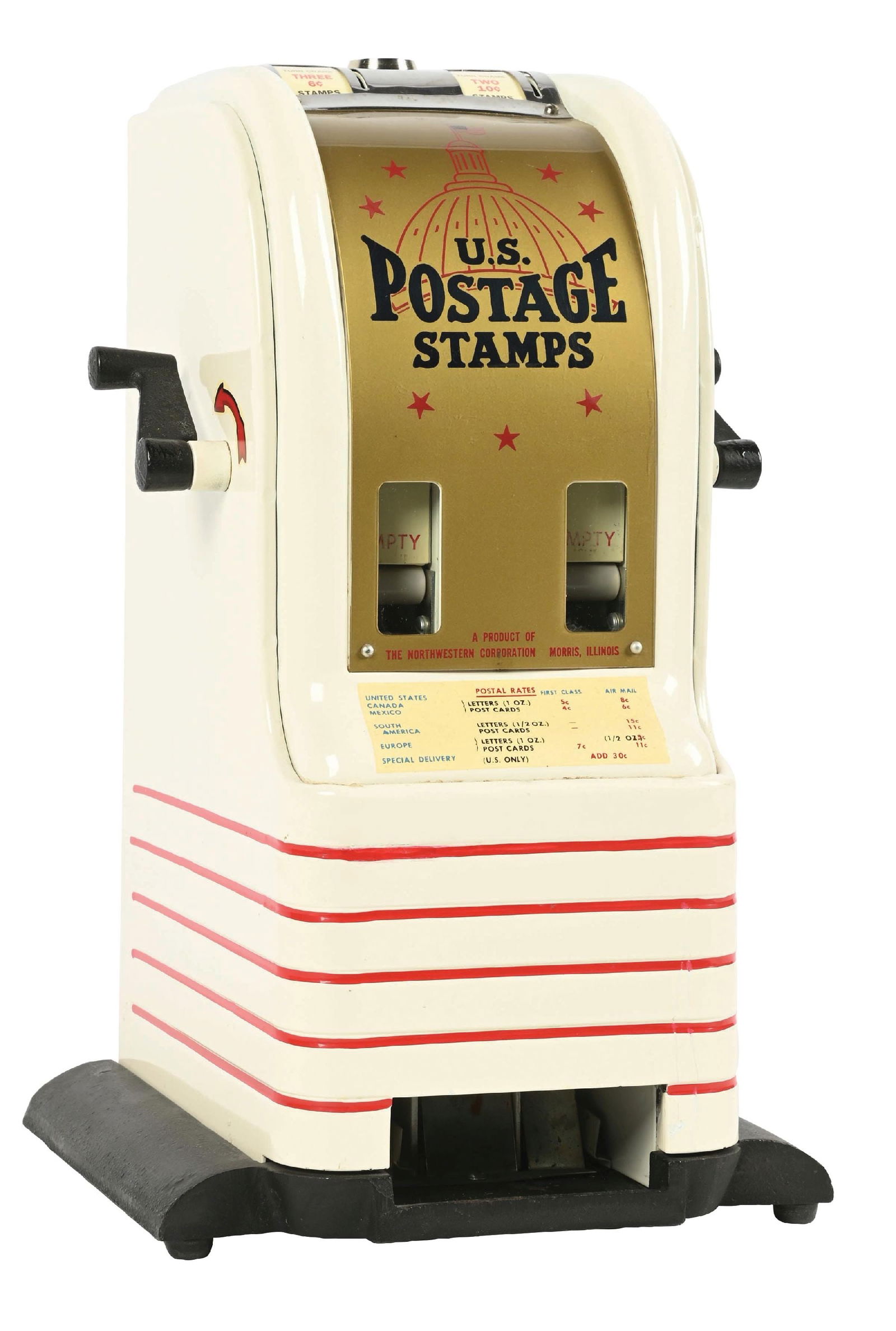 25¢ U.S. POSTAGE STAMPS VENDING MACHINE (1 of 5)