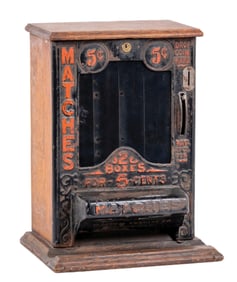 5¢ SAFETY MATCH VENDING MACHINE