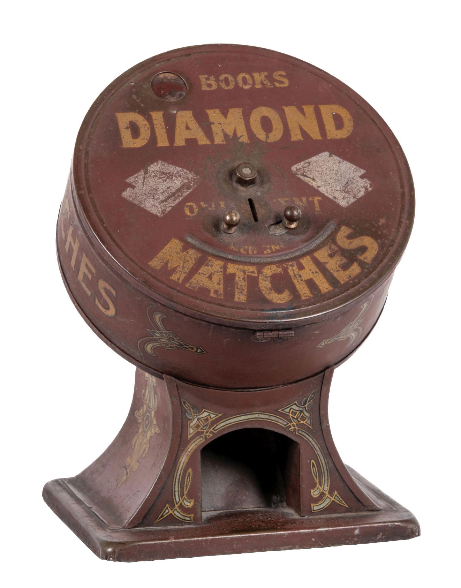 1¢ DIAMOND MATCH VENDING MACHINE (1 of 4)