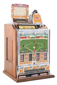 5¢ JENNINGS SUPERIOR MINTS BASEBALL SLOT MACHINE