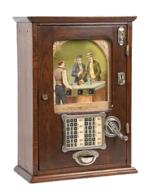 5¢ THE DOMINO CO. SLOT MACHINE