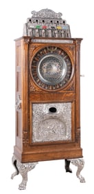 5¢ THE NEW CENTURY DETROIT UPRIGHT SLOT MACHINE