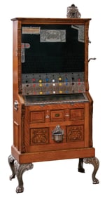 5¢ MILLS CRICKET FLOOR MODEL COIN FLIP SLOT MACHINE