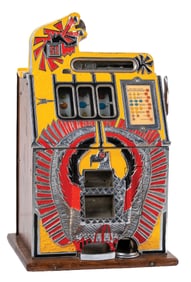 50¢ MILLS WAR EAGLE SLOT MACHINE
