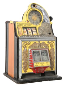 5¢ WATLING COIN FRONT ROL-A-TOP SLOT MACHINE