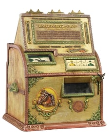 LES PETITS CHEVAUX CAST IRON TOKEN PAYOUT HORSE RACE-THEME TRADE STIMULATOR