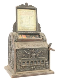 5¢/10¢ CAST IRON “THE AUSTRALIA” CIGAR TRADE STIMULATOR