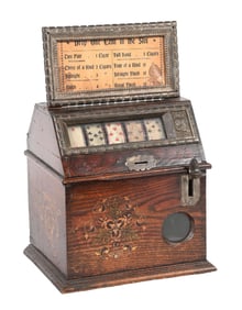 5¢ MILLS NOVELTY CO. (GOOD LUCK) POKER TRADE STIMULATOR