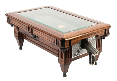 1¢ A.B.T. MFG. "BILLIARD PRACTICE" TABLETOP ARCADE GAME