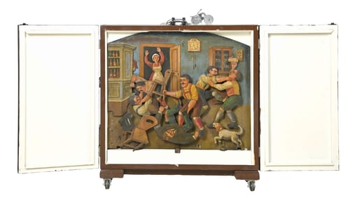 MECHANICAL SHOOTING GALLERY, "THE PUB SCUFFLE"