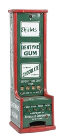 AUTOSALES VENDING CORPORATION CHICLETS AND CHOCOLATE GUM VENDOR