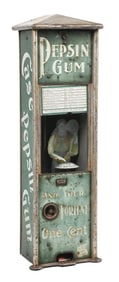 VERY RARE CASE PEPSIN GUM FORTUNE TELLING VENDING MACHINE