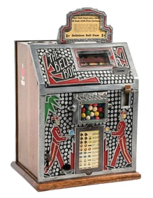 5¢ MILLS NOVELTY CO. "THE BELL BOY" BELL FRUIT TRADE STIMULATOR