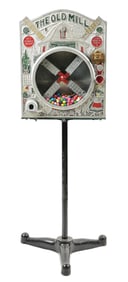 1¢ INTERNATIONAL MUTOSCOPE "THE OLD MILL" CIRCUS VENDING MACHINE