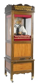5¢ GRANDMOTHER'S PREDICTIONS CLEVELAND FORTUNE TELLER ARCADE MACHINE