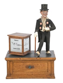 DEPARTMENT STORE WINDOW DISPLAY AUTOMITON WITH LIGHT-UP ADVERTISING