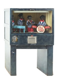 THE FIVE PENCE BAND AUTOMATON WITH SPEAKER BOX