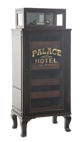 CUSTOM THOMAS A. EDISON CABINET PHONOGRAPH FROM THE PALACE HOTEL IN SAN FRANCISCO