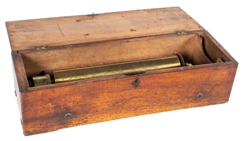 VERY EARLY NICOLE FRERES 10-1/2" CYLINDER MUSIC BOX