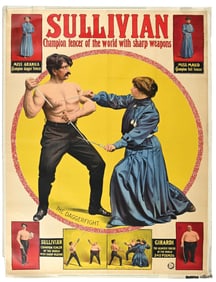 SULLIVAN CHAMPION FENCER OF THE WORLD POSTER