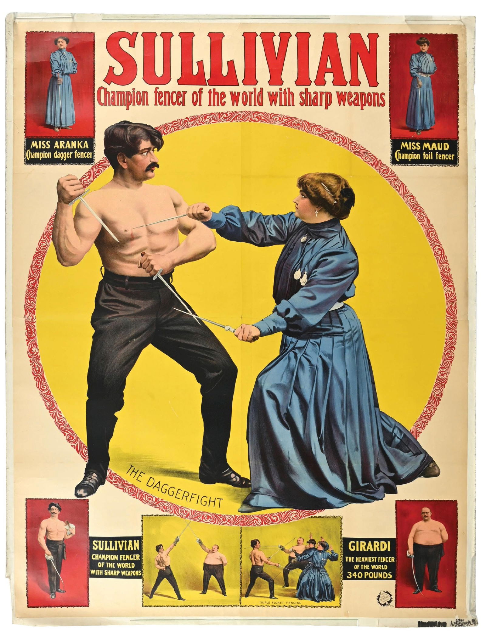 SULLIVAN CHAMPION FENCER OF THE WORLD POSTER (1 of 5)