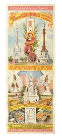 BARNUM & BAILY COLUMBUS CANVAS POSTER